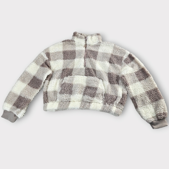 Hippie Rose Sherpa Quarter-Zip Long-Sleeve Top - Picture 8 of 15